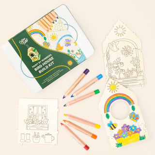 Cotton Twist Paint By Numbers Bird House Kit