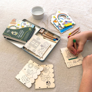 Cotton Twist Paint By Numbers Bird House Kit