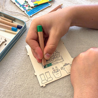 Cotton Twist Paint By Numbers Bird House Kit