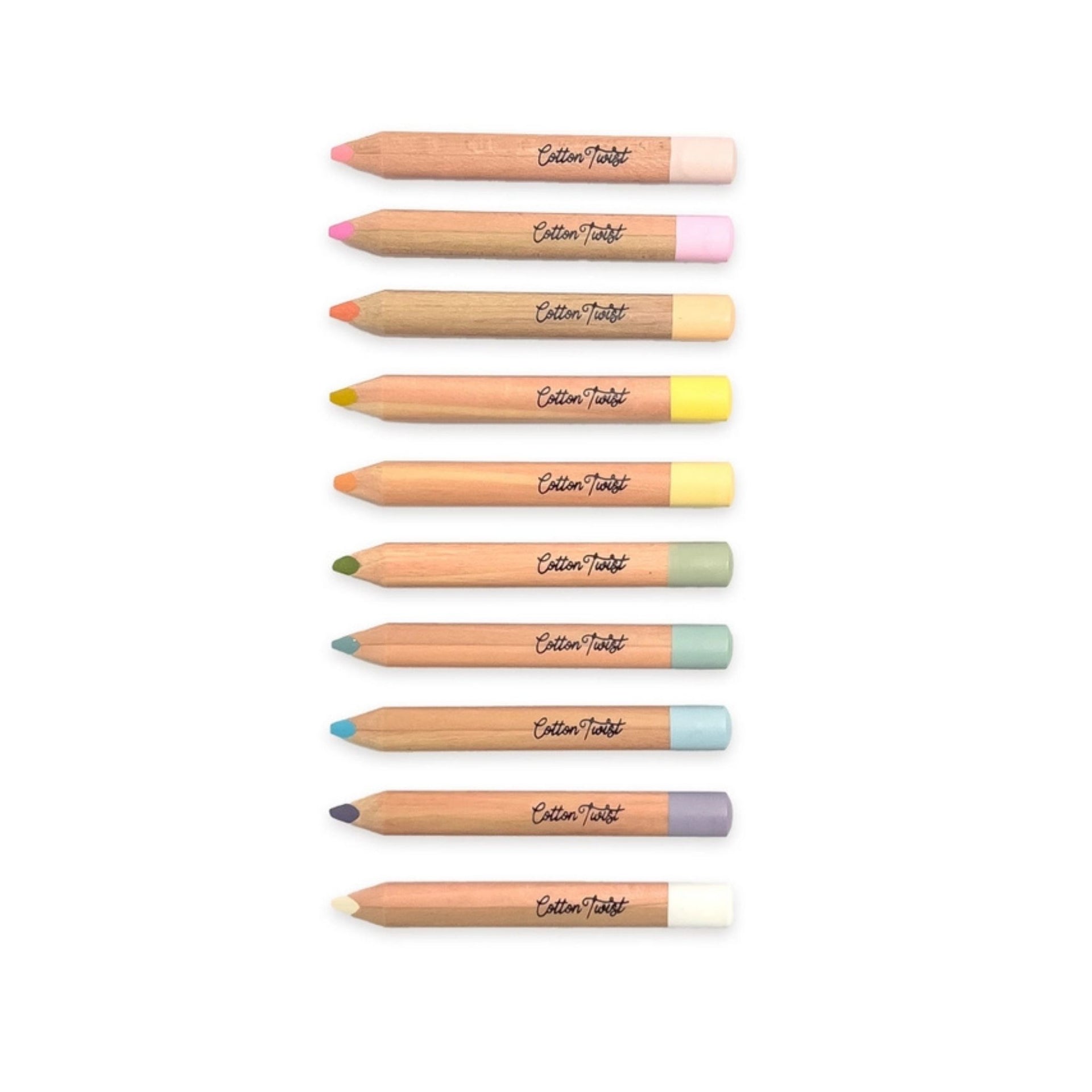 Cotton Twist Pastel Watercolour Pencils Set