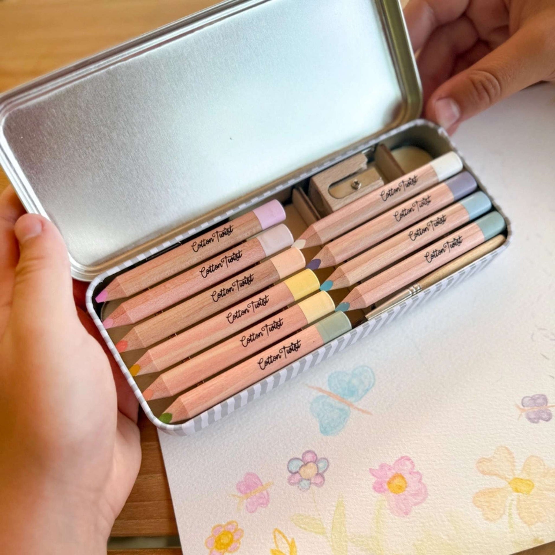 Cotton Twist Pastel Watercolour Pencils Set
