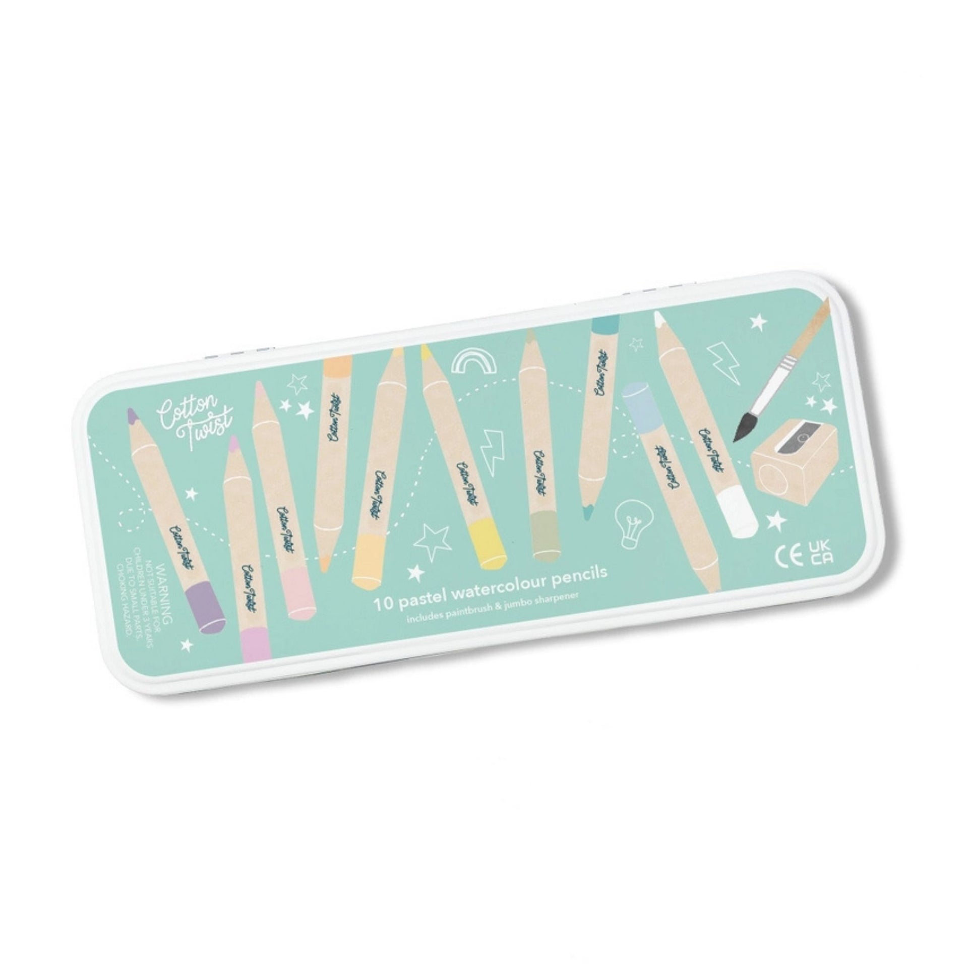 Cotton Twist Pastel Watercolour Pencils Set