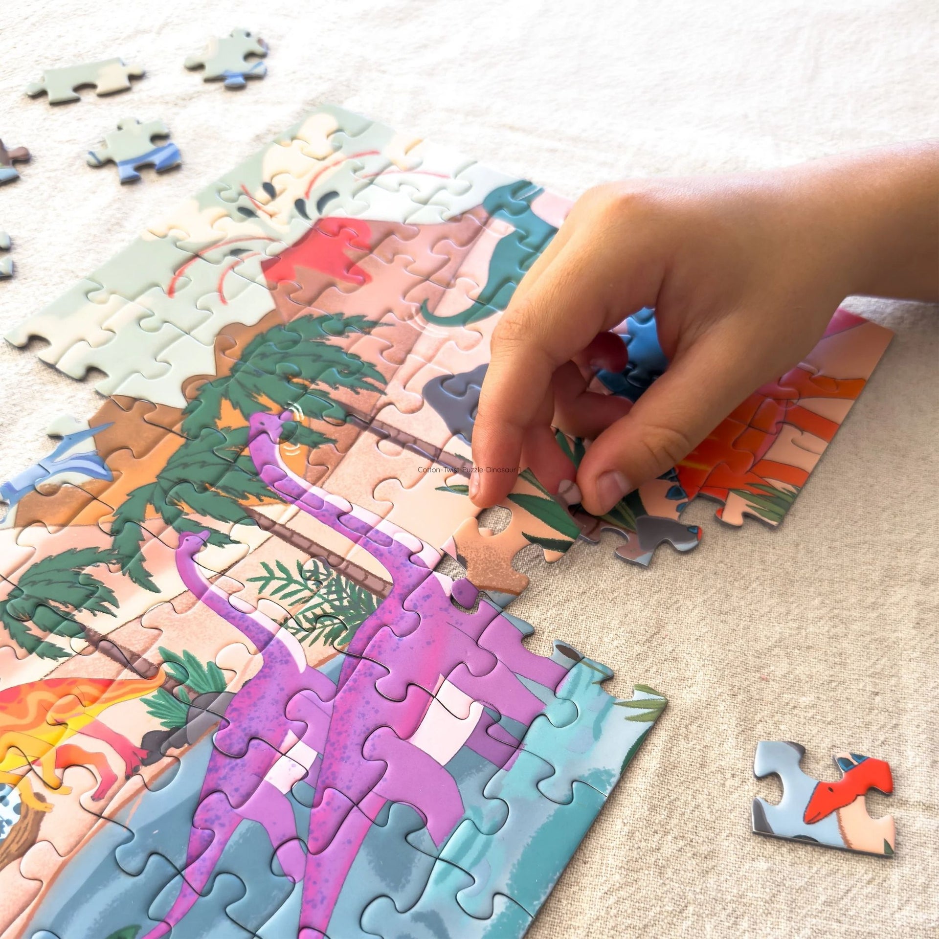 Cotton Twist Dinosaur World Jigsaw Puzzle