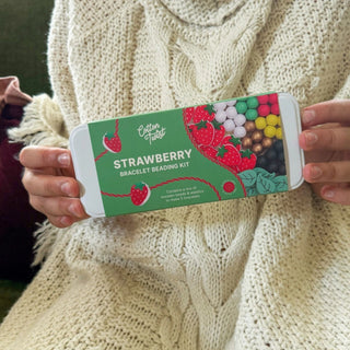Cotton Twist Bracelet Beading Kit - Strawberry