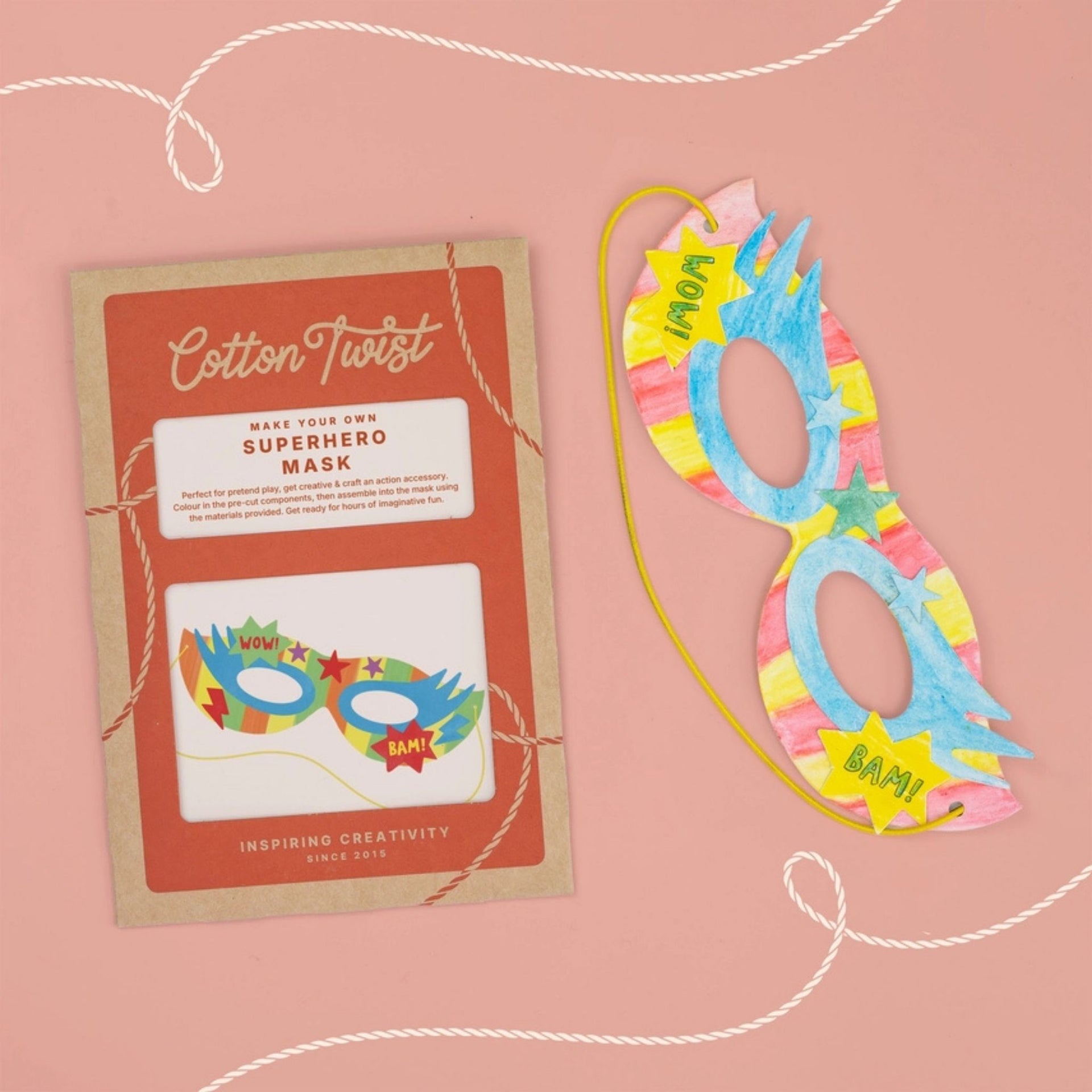 Cotton Twist Make Your Own Superhero Mask