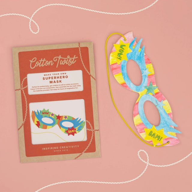 Cotton Twist Make Your Own Superhero Mask
