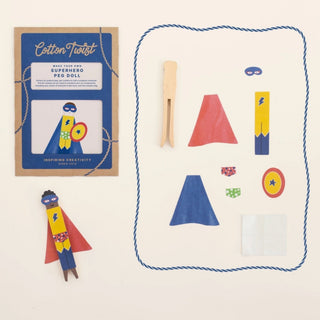 Cotton Twist Make Your Own Superhero Peg Doll