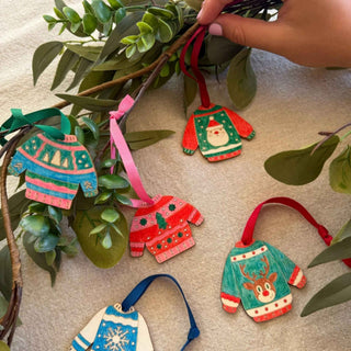 Cotton Twist Christmas Jumper Tree Decoration Kit