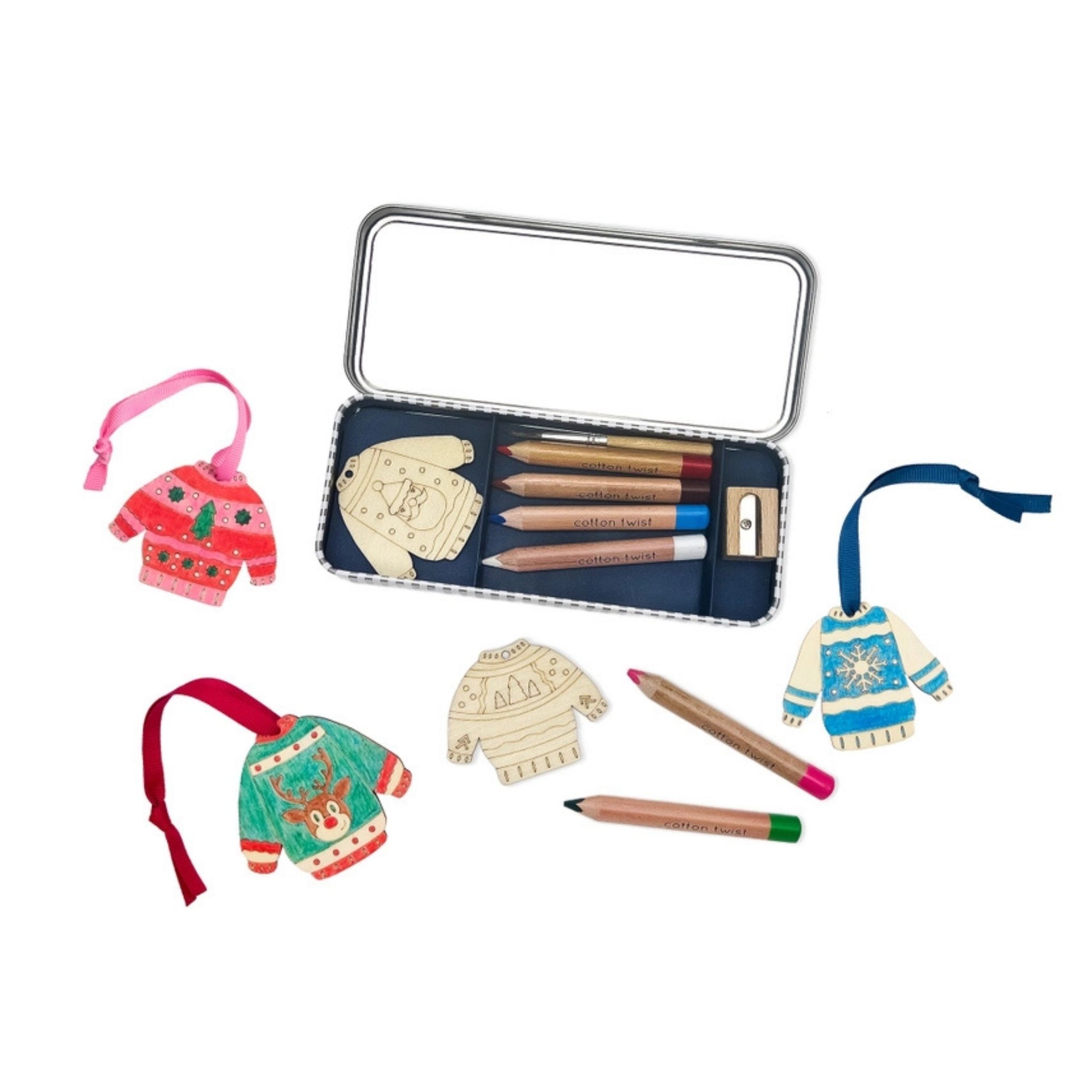 Cotton Twist Christmas Jumper Tree Decoration Kit