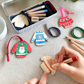 Cotton Twist Christmas Jumper Tree Decoration Kit
