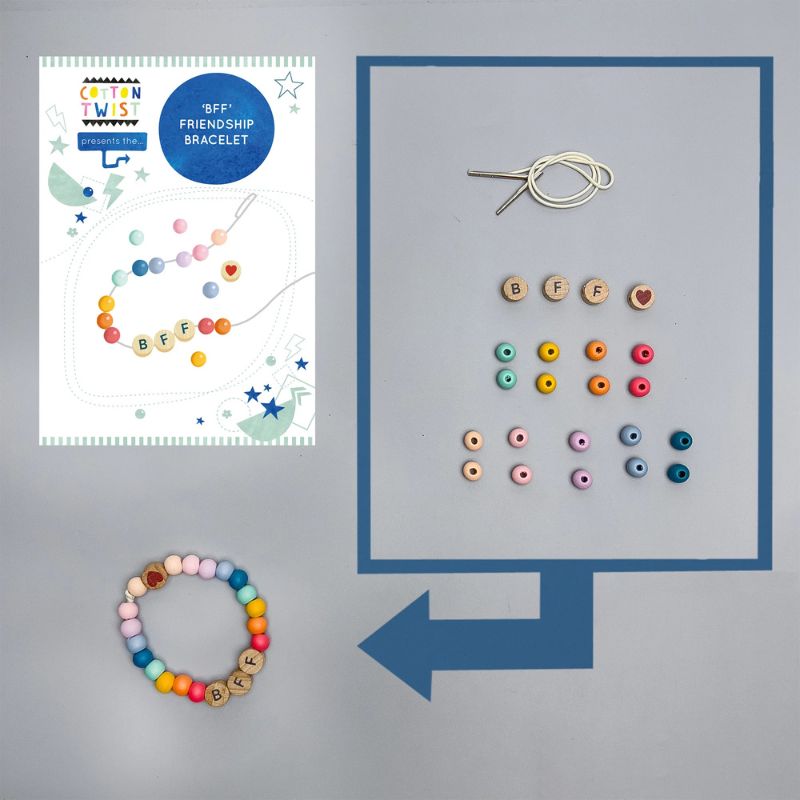 Cotton Twist Friendship Bracelet Kit - BFF