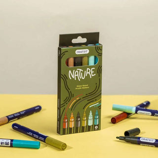 Crateit Nature Markers 1mm - Set of 6