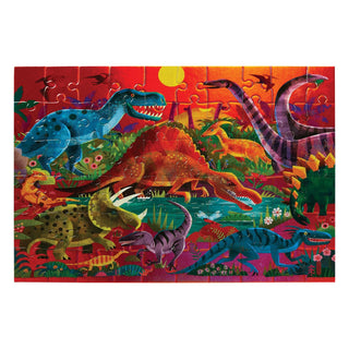 Crocodile Creek Dazzling Dinosaurs Holographic Puzzle - 60 Piece