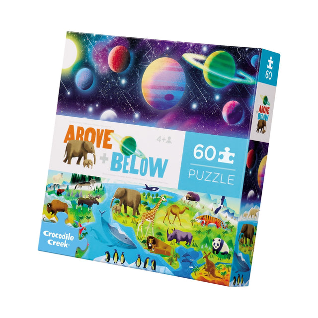 Crocodile Creek Earth & Space Above & Below Puzzle - 60 Piece