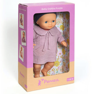 Djeco Baby Doll - Dahlia Purple 34cm