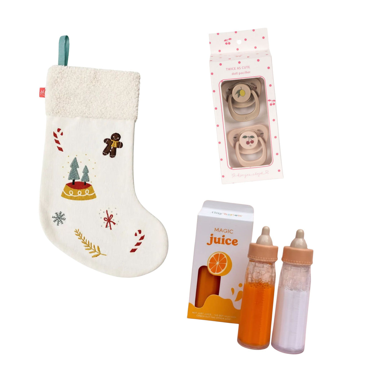 Doll Christmas Stocking Bundle - Snow Globe