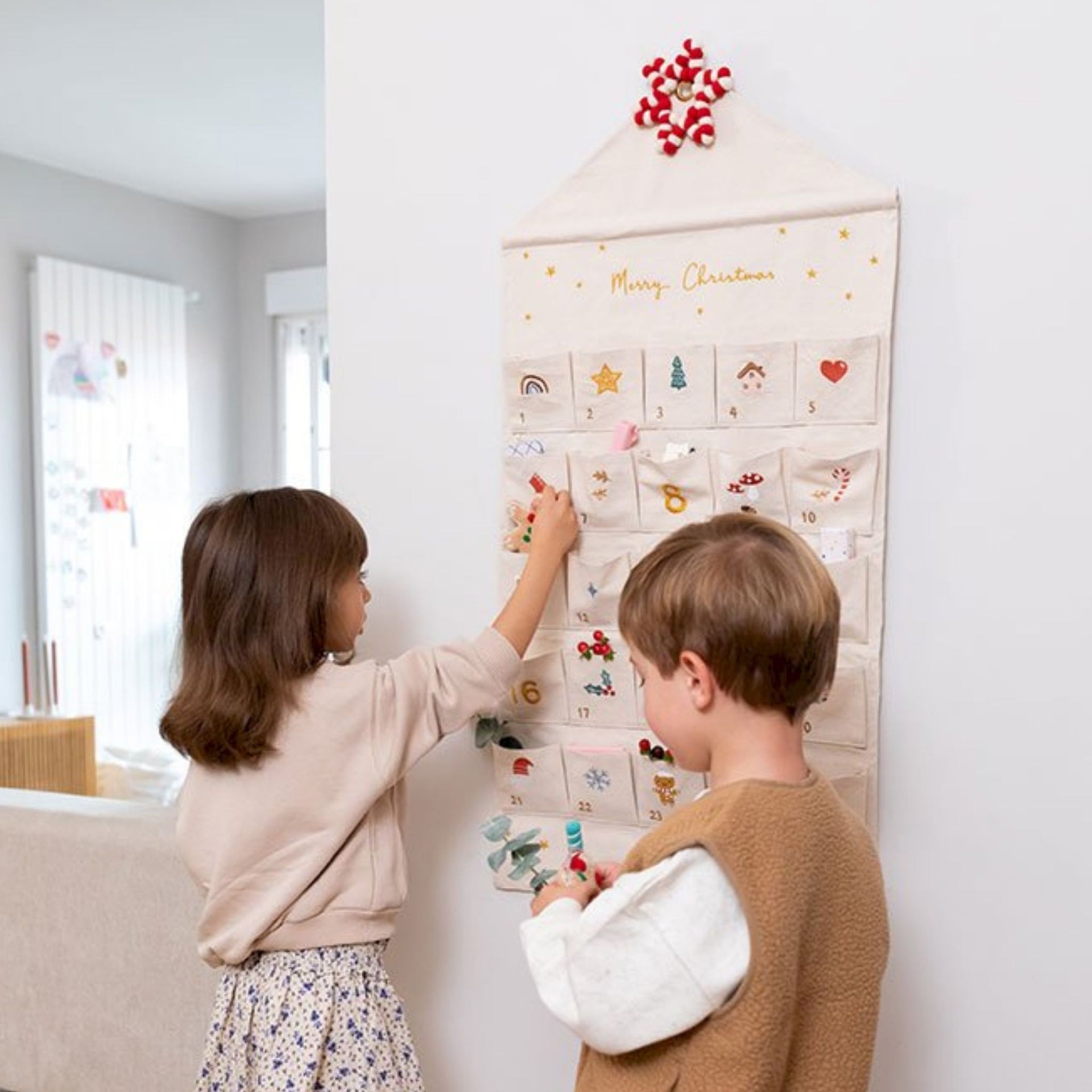 Fabric Christmas Advent Calendar