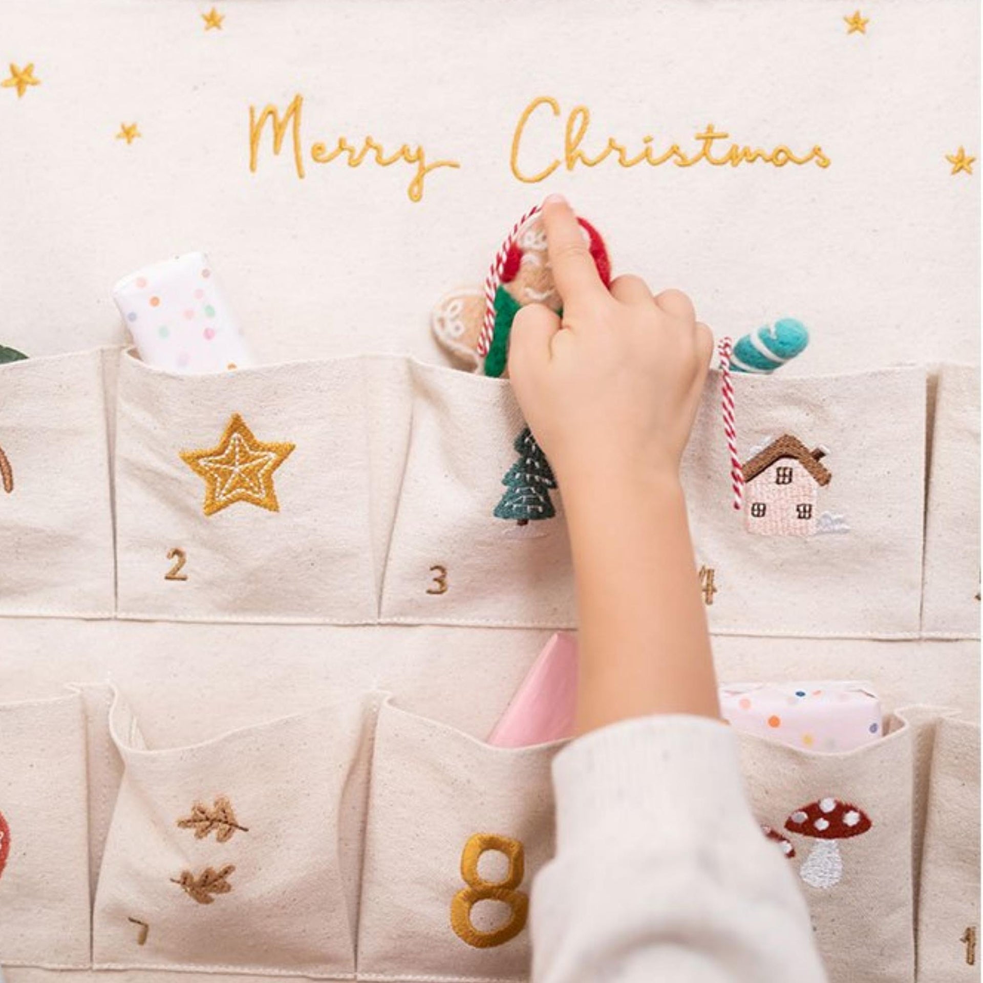 Fabric Christmas Advent Calendar