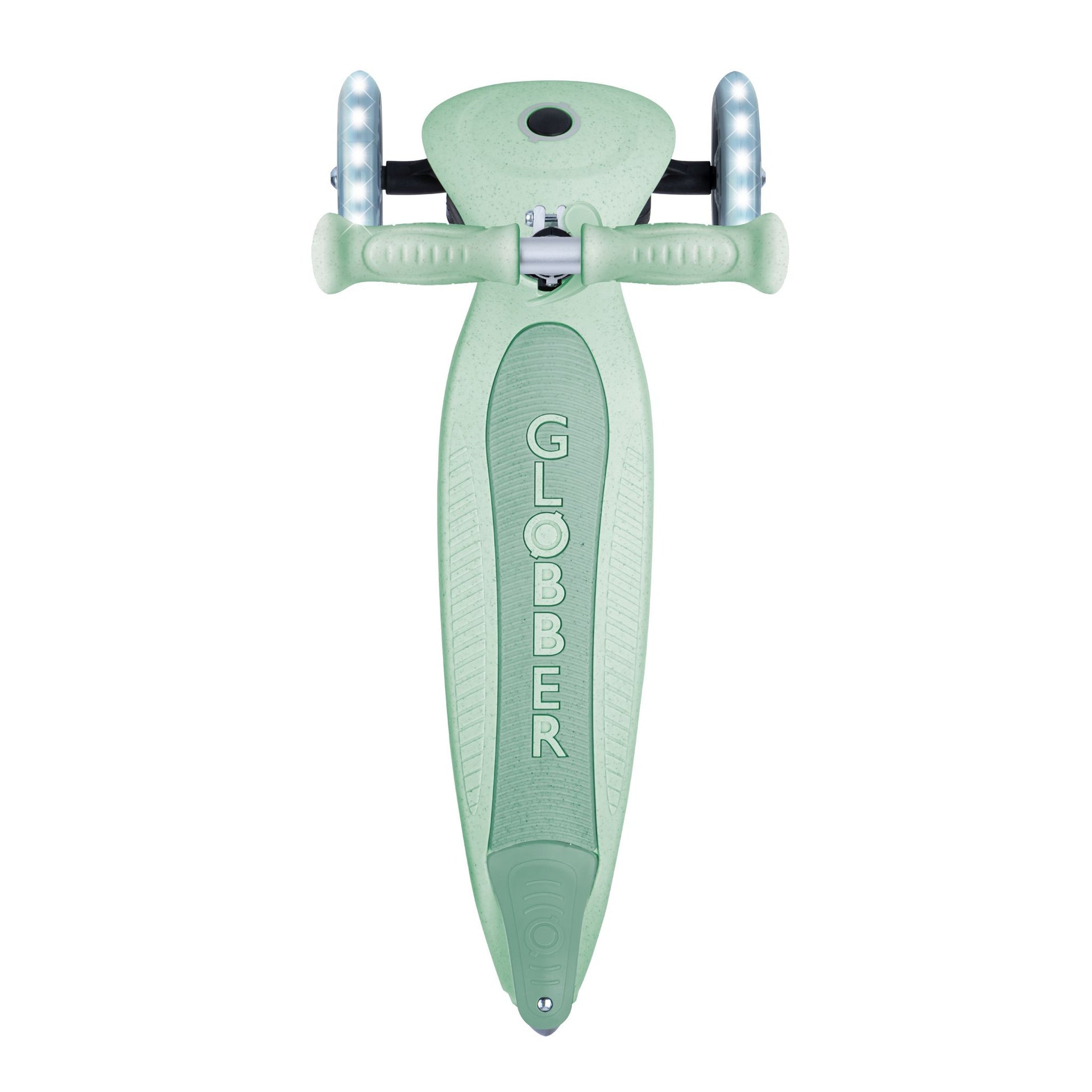 Globber Junior Foldable Lights Ecologic Scooter - Pistachio