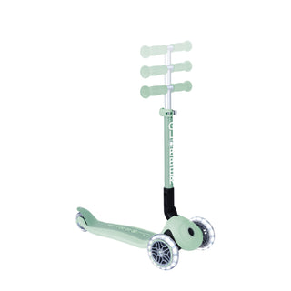 Globber Junior Foldable Lights Ecologic Scooter - Pistachio