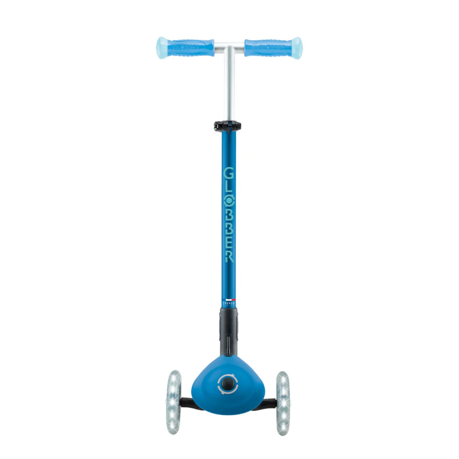 Globber Elite Glow Lights Scooter - Blue