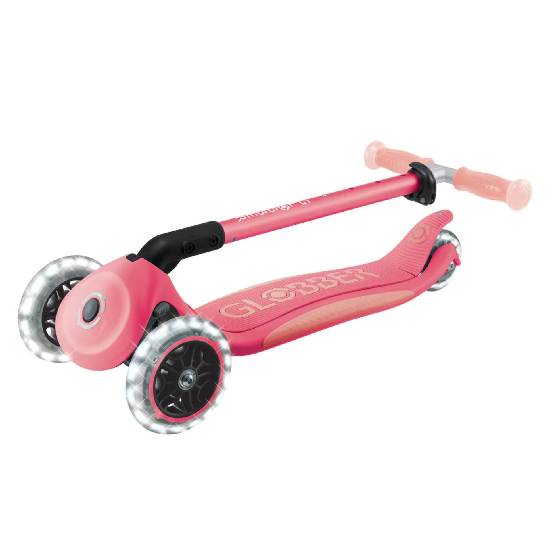 Globber Elite Glow Lights Scooter - Pink