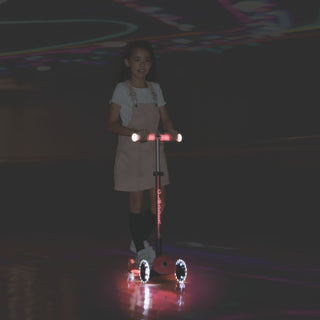 Globber Elite Glow Lights Scooter - Pink