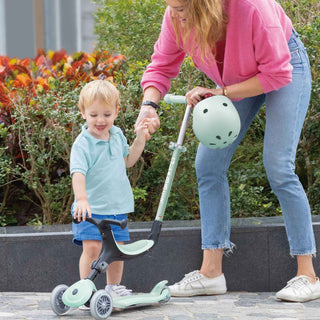 Globber GO-UP Helmet With Lights 45-51cm - Mint