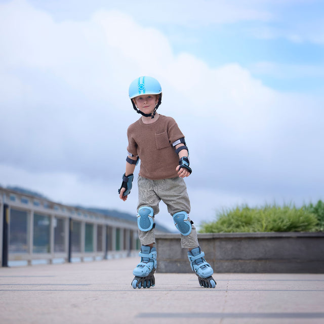 Globber 2 in 1 Learning Skates - Ash Blue