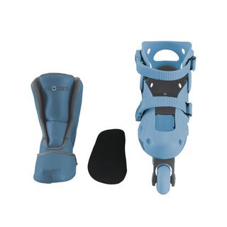 Globber 2 in 1 Learning Skates - Ash Blue