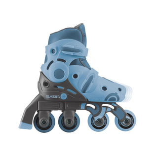 Globber 2 in 1 Learning Skates - Ash Blue