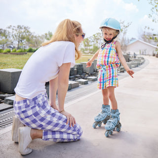 Globber 2 in 1 Learning Skates - Ash Blue