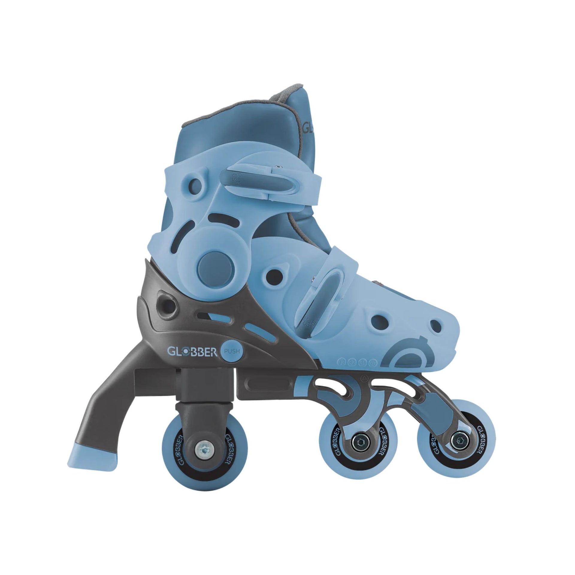 Globber 2 in 1 Learning Skates - Ash Blue