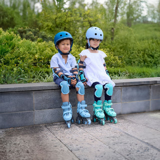 Globber 2 in 1 Learning Skates - Ash Blue