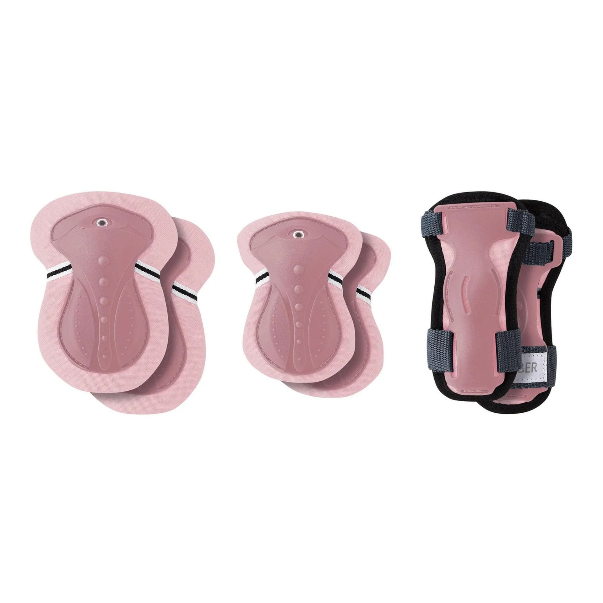 Globber Protective Junior Pads - Pastel Pink