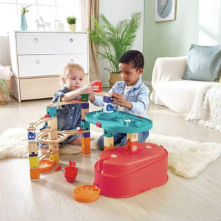 Hape Quadrilla Stack Track Bucket Set Marble Run