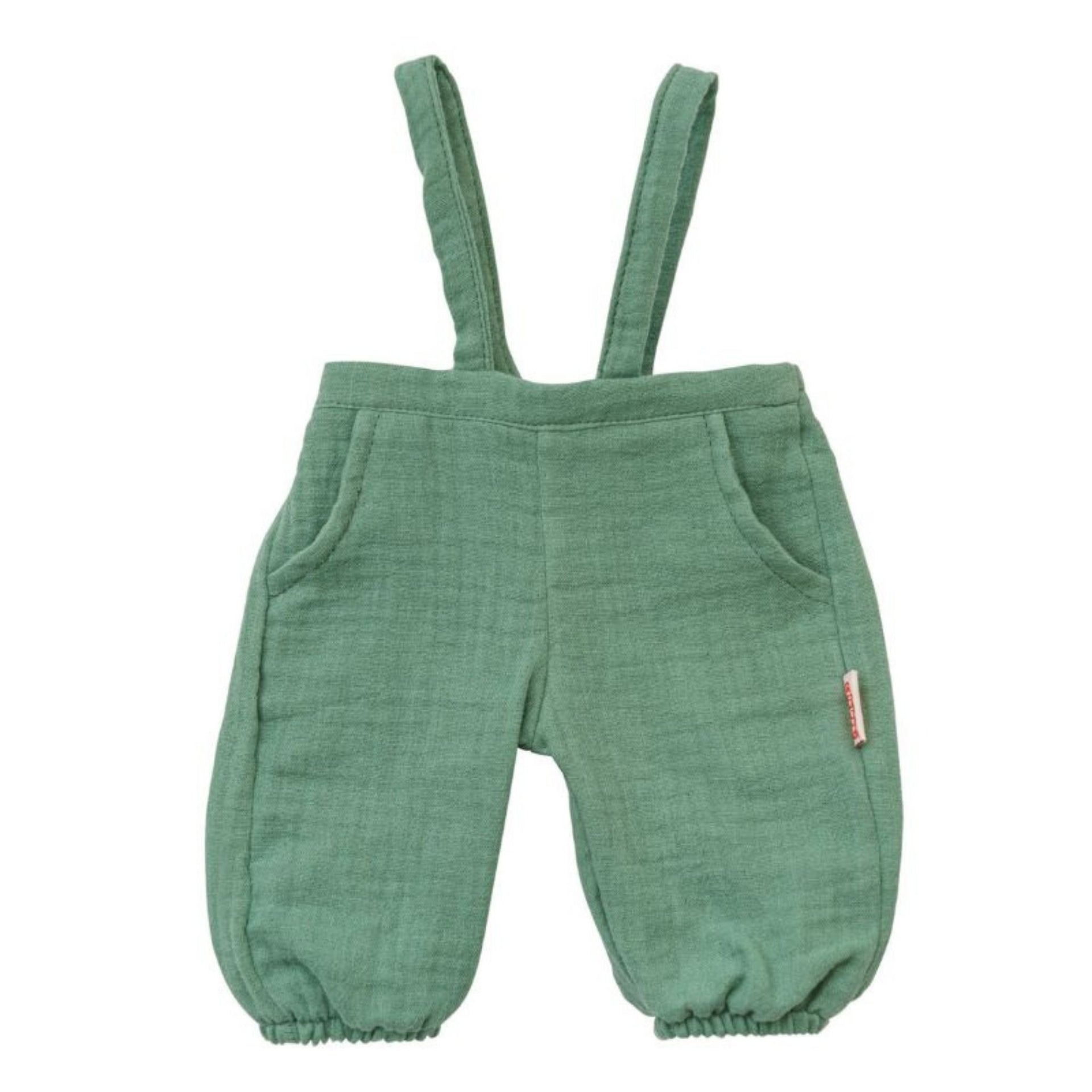 Paola Reina Boy Doll with Sage Green Dungarees - 34cm