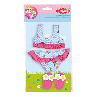 Heless Doll Bikini Set - Flamingo 35-45cm