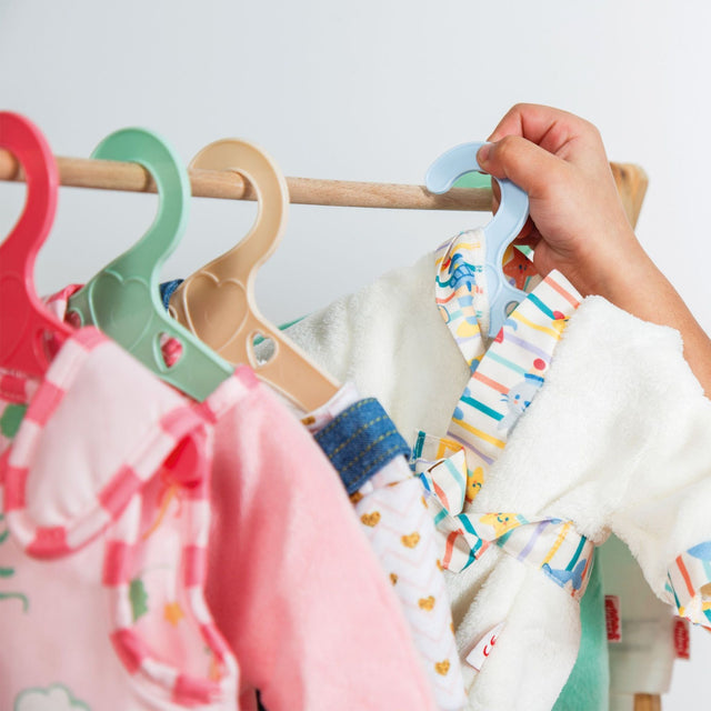 Heless Pastel Doll Clothes Hangers