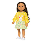 Heless Doll Ballerina Shoes - White 38-45cm