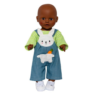 Heless Doll Bunny Dungarees Set