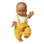 Heless Doll Dungaree Set - Honey Yellow