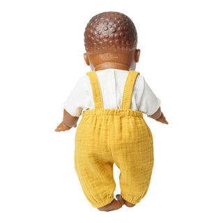Heless Doll Dungaree Set - Honey Yellow