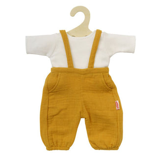 Heless Doll Dungaree Set - Honey Yellow