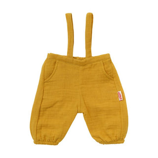Heless Doll Dungaree Set - Honey Yellow