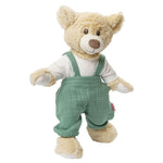 Heless Doll Dungaree Set - Sage Green