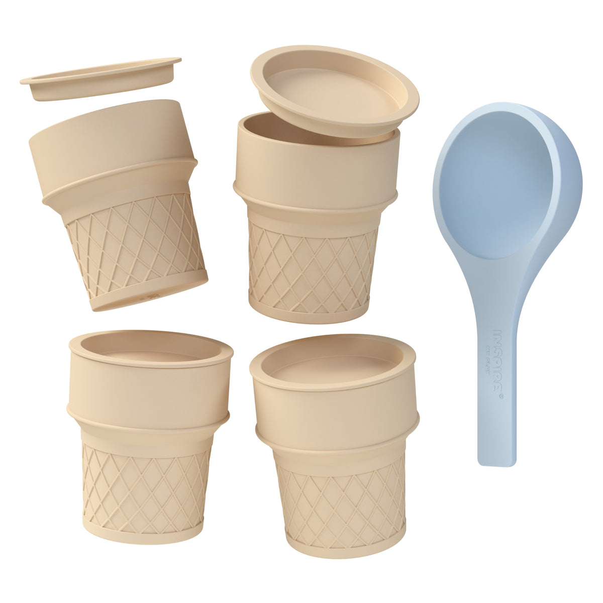 Inspire My Play Ice Cream Play Set - Natural