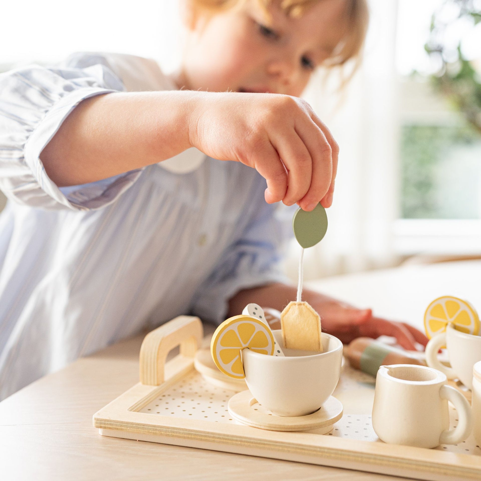 Jabadabado Wooden Afternoon Tea Set