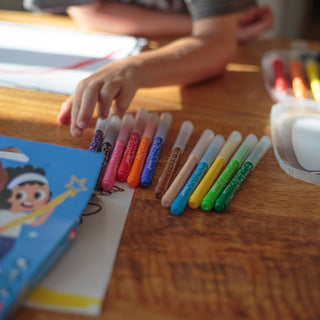 Janod Long Lasting Felt Tip Pens - Set of 12