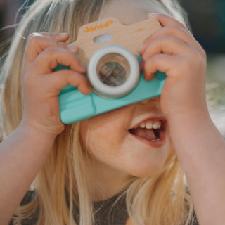 Janod Camera Toy With Sound - Mint